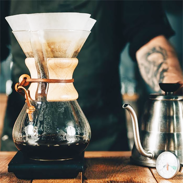 Фильтры бумажные  для кофе системы  Chemex белые - фото 28725